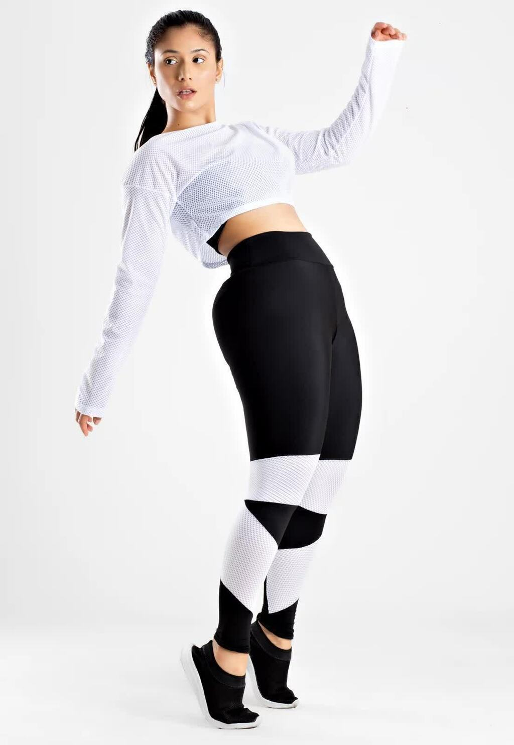 Conjunto Calça Legging + Cropped Dubai Conjunto Fitness | REF: LX147