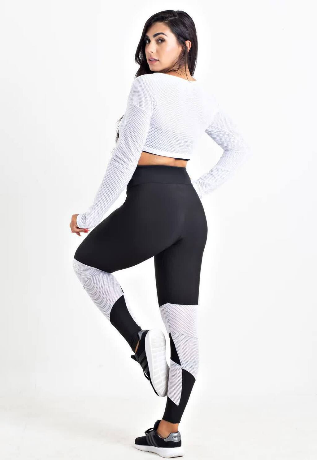 Conjunto Calça Legging + Cropped Dubai Conjunto Fitness | REF: LX147